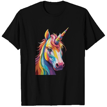 Discover Colorful Rainbow Unicorn T Shirts