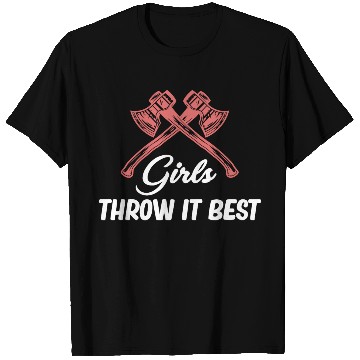 Discover Girls Throw It Best Axe Throwing Chainsaw T Shirts