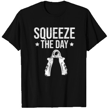 Discover Squeeze The Day Workout Gym Quote T Shirts