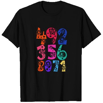 Discover Butterfly Number T Shirts