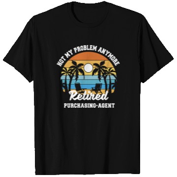 Discover Retirement gift idea Retired purchasing-agent T Shirts
