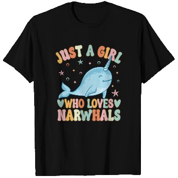 Discover Narwhal Girl Narwhal Lover T Shirts