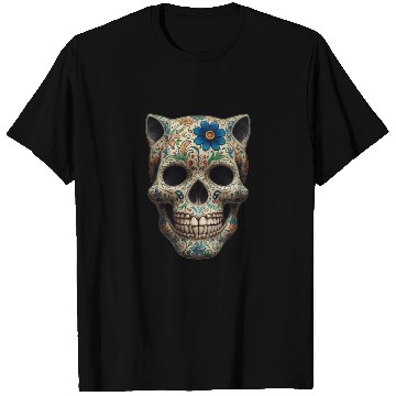 Discover Talavera cat skull T Shirts