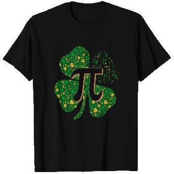 Discover Irish Math 3.14 Pi Day Shamrock St Patrick's Day T Shirts