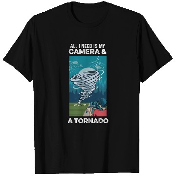 Discover Camera & Tornado Videographer Gift T Shirts