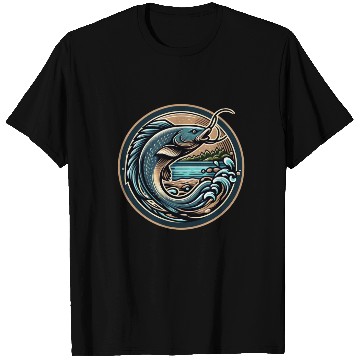 Discover Flathead Catfish Fishing T Shirts