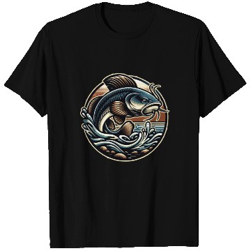 Discover Flathead Catfish Fishing T Shirts