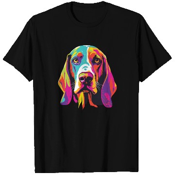 Discover Watercolor Colorful Treeing Walker Coonhound T Shirts
