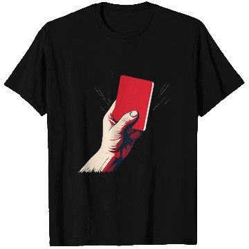 Discover Soccer Red Card T Shirts