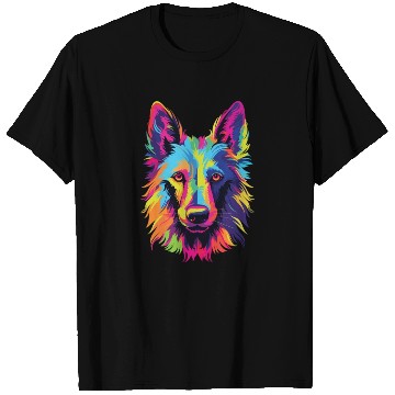 Discover Watercolor Colorful Belgian Laekenois T Shirts