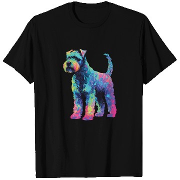 Discover Watercolor Colorful Kerry Blue Terrier T Shirts