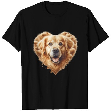 Discover Golden Heart for Golden Retriever T Shirts