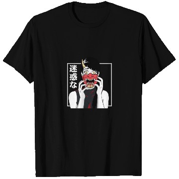 Discover Japanese Anime girl demon Devil Oni harajuku T Shirts
