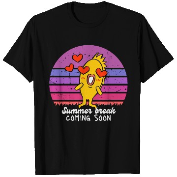 Discover Happy fish Summer break coming soon toddler T Shirts