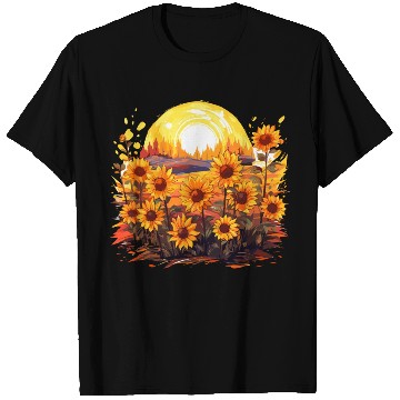 Discover Sunflower Bloom Floral Summer Nature for a T Shirts