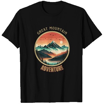 Discover Great Mountain Adventure T Shirts