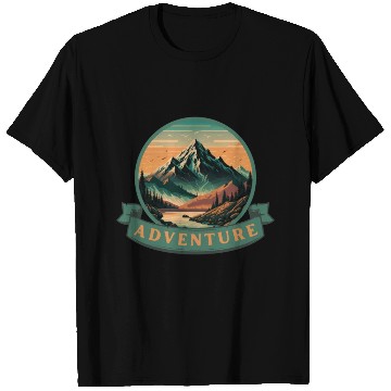 Discover Mountain Adventure T Shirts