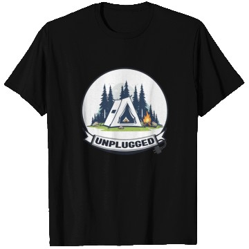 Discover Camping, UNPLUGGED T Shirts