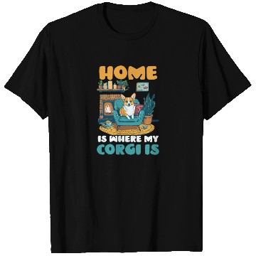 Discover Corgi Mom Dad Home Where Corgi Is T Shirts