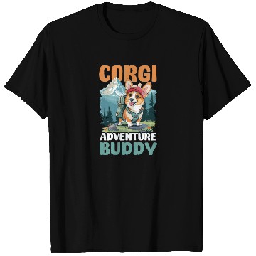Discover Corgi Mom Dad Corgi Adventure Buddy T Shirts