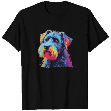 Discover Watercolor Colorful Kerry Blue Terrier T Shirts