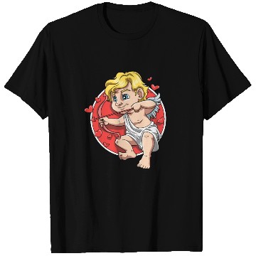 Discover Cute Cupid Cartoon Valentine's Day Love T Shirts