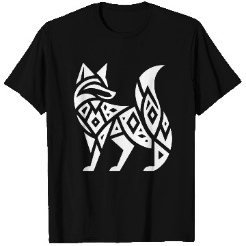 Discover Elegant Fox In T Tattoo Style T Shirts