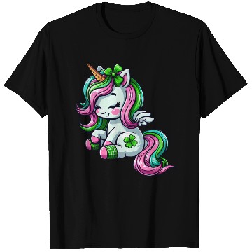 Discover St. Patrick's Day Unicorn Celebration Design T Shirts