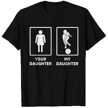 Discover Funny Bowler Daughter Bowling Mom T Shirts