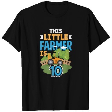 Discover 10th Birthday Tractor 10 Years Birthday Boy T Shirts