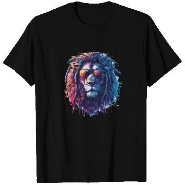 Discover Lion with Glasses Hipster Lion T Shirts