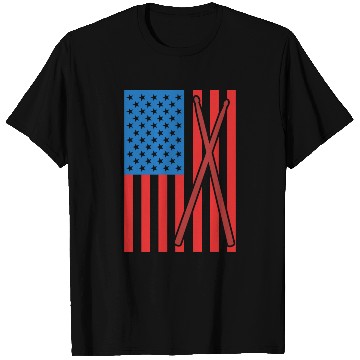 Discover Patriotic US Drummer T Shirts