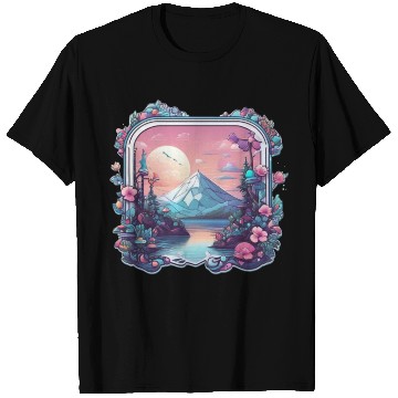 Discover Landscape Silver mountain who loves landscape T Shirts