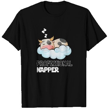 Discover Professional Napper Cow Sleeping Late Riser T Shirts