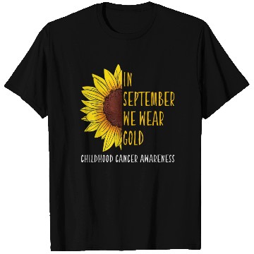Discover In September Wear Gold T Shirts