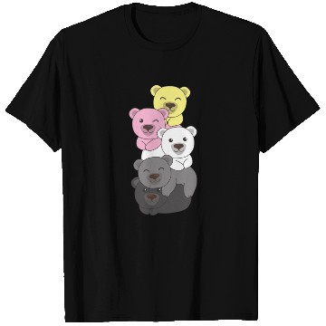 Discover Queerplatonic Flag Pride Lgbtq Cute Bear T Shirts