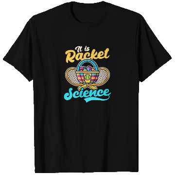 Discover Tennis Easter Racket Science T Shirts