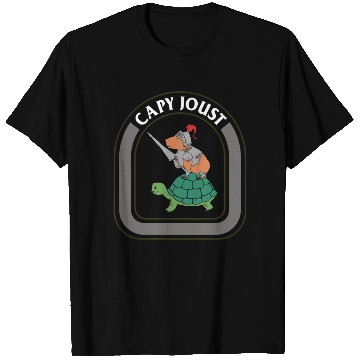 Discover Capybara T Shirts, Capy Joust T Shirts, Gift For Joust