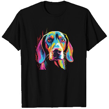 Discover Watercolor Colorful Treeing Walker Coonhound T Shirts