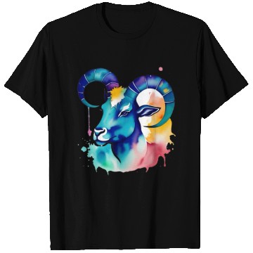 Discover Color splash zodiac: Capricorn T Shirts