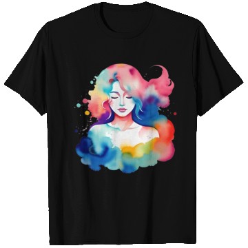 Discover Color splash zodiac: Virgo T Shirts