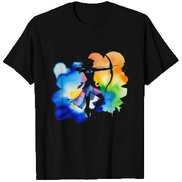 Discover Color splash zodiac: Sagittarius T Shirts