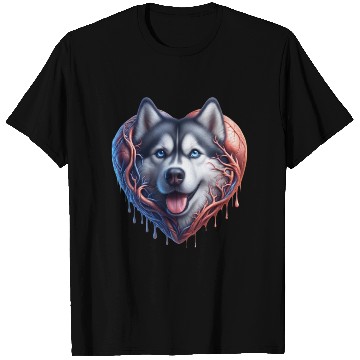 Discover Husky Harmony: Heartwarming Merch Collection T Shirts