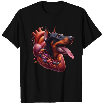 Discover Doberman Devotion: Heartfelt Merch Collection T Shirts