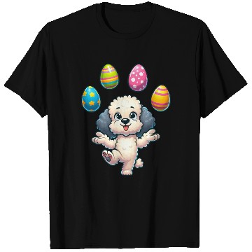 Discover Easter Egg Easter Dog Poodle Juggling Juggler T Shirts