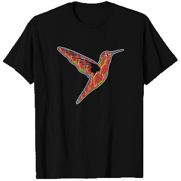 Discover Humming-Bird Tulips Flowers T Shirts