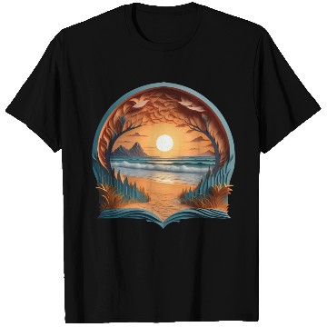 Discover Sea and Sun Artwork T Shirts
