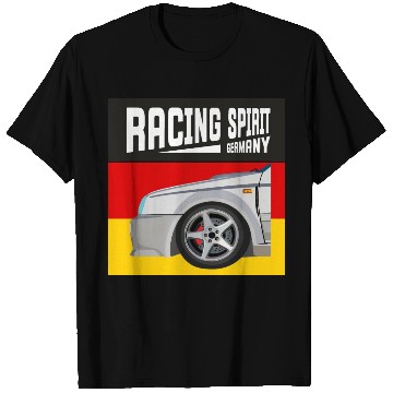 Discover Racing Car Hood of Spirit Racing Germany T Shirts