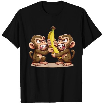 Discover Monkey Banana Brawl T Shirts