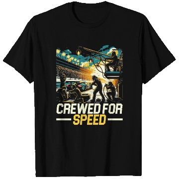 Discover Pit Crew Race Car Racing Race Track Motorsport T Shirts